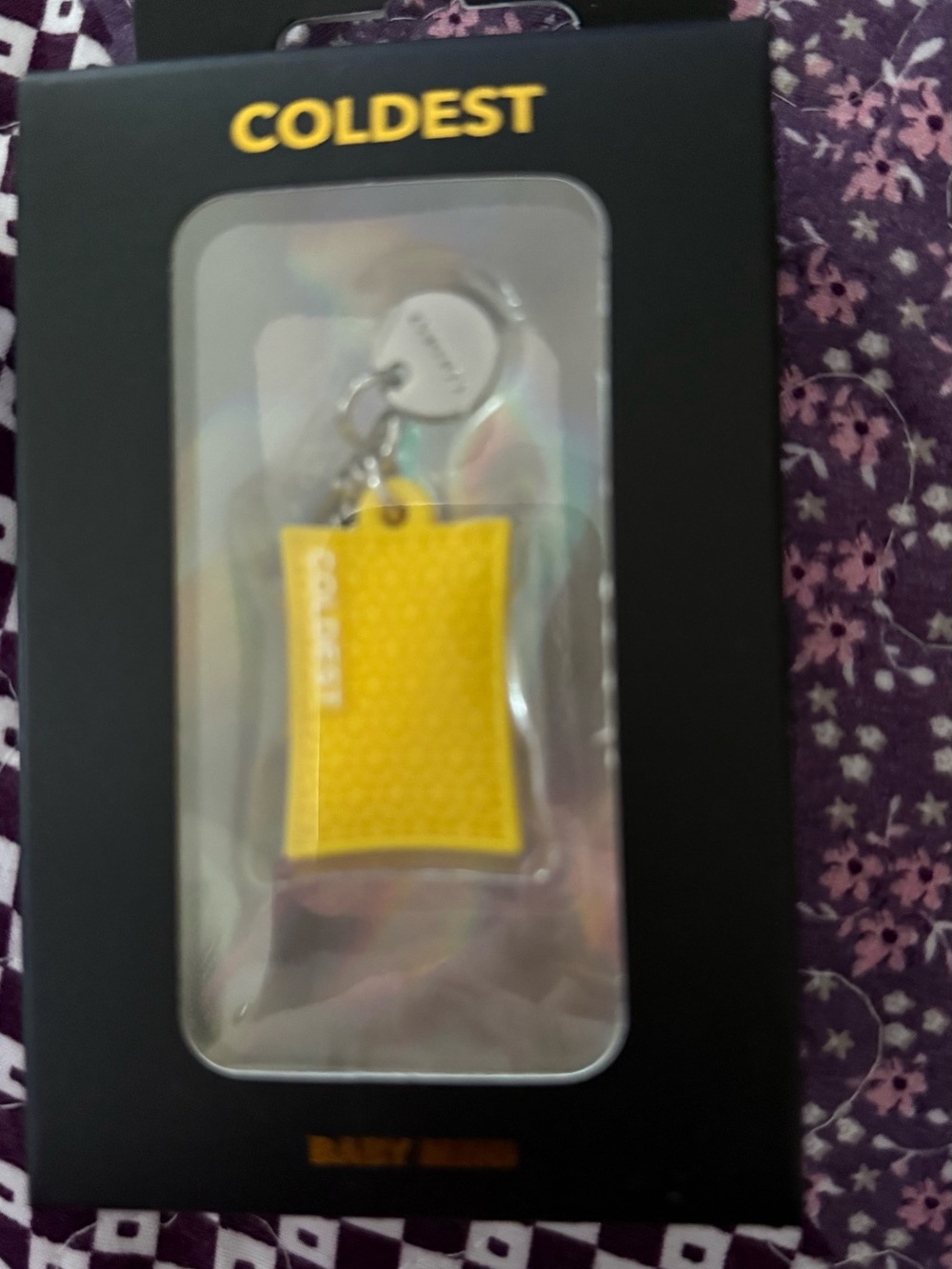 Mini Yellow Keychain  by the coldest